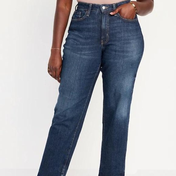 NWT Old Navy Curvy High-Waisted OG Loose Jeans - Picture 4 of 16